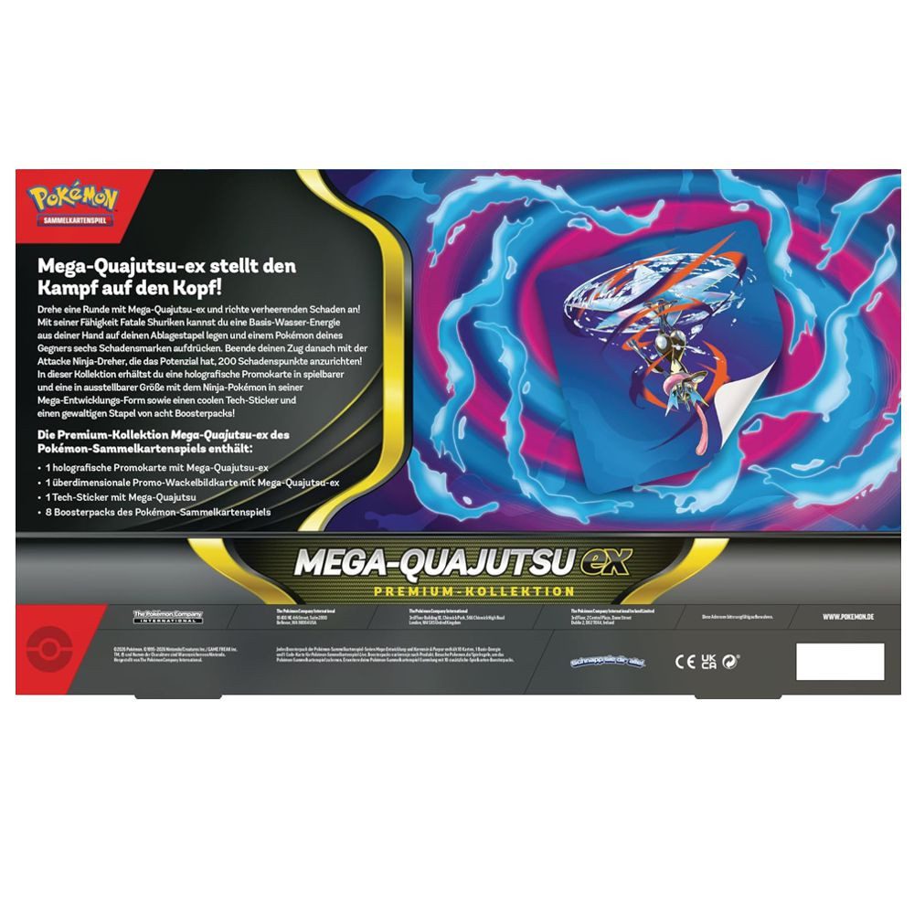 Pokémon Mega-Quajutsu-ex - Premium-Kollektion - deutsch