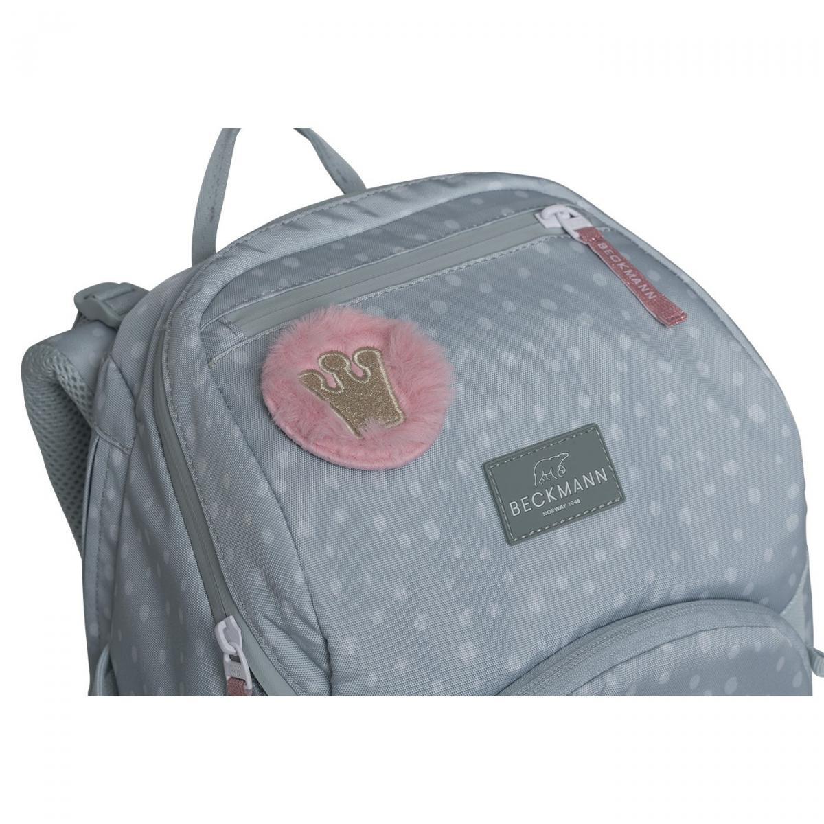 Beckmann Mini Rucksack mit Buttons Furry