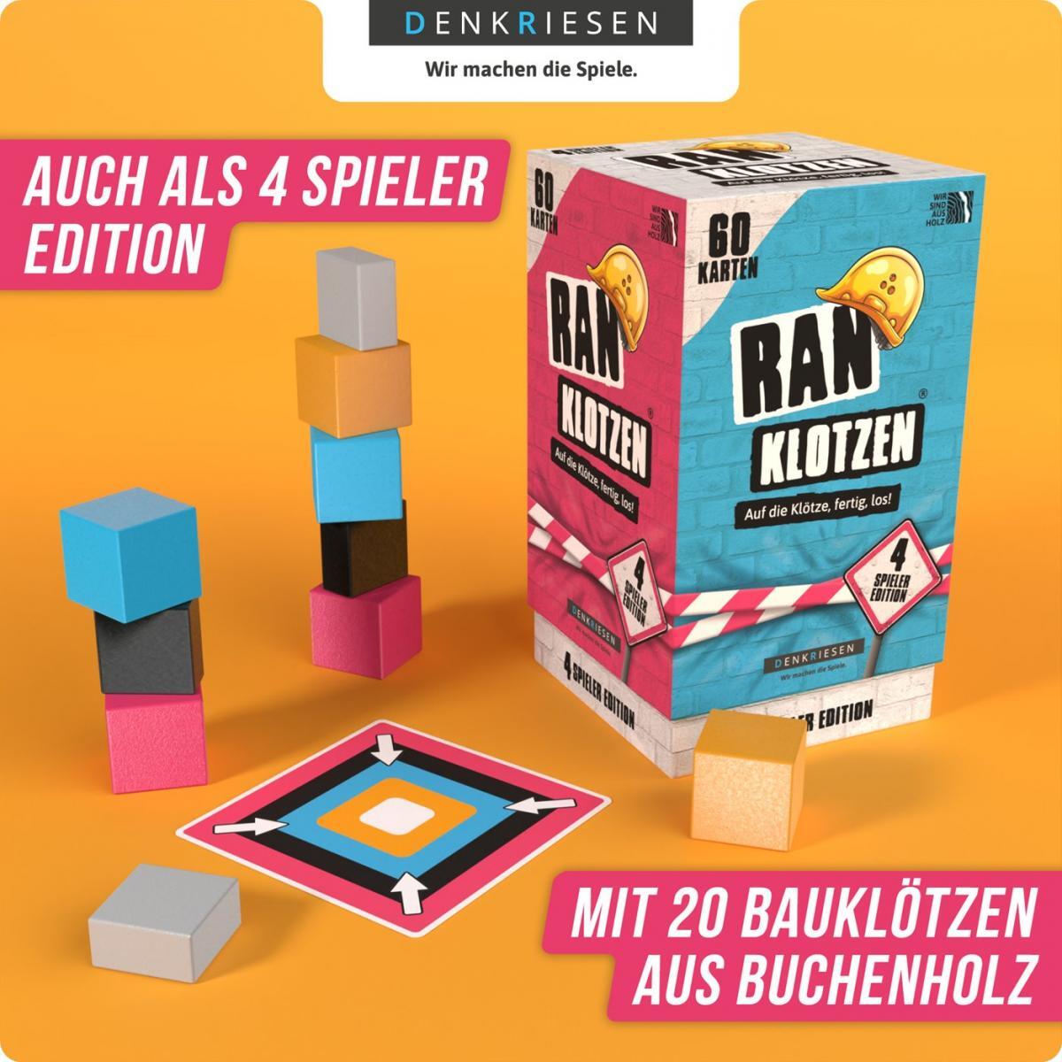 RANKLOTZEN - „Auf die Klötze, fertig, los!“ - 6 Spieler Edition