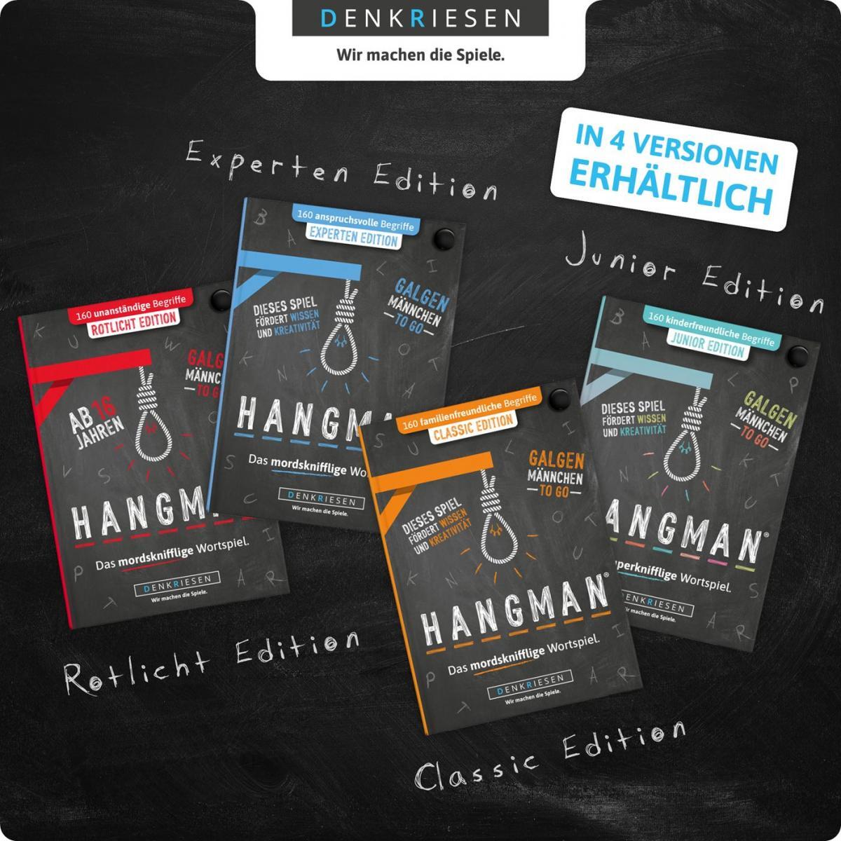 DENKRIESEN - HANGMAN - EXPERTEN EDITION Galgenmännchen TO GO