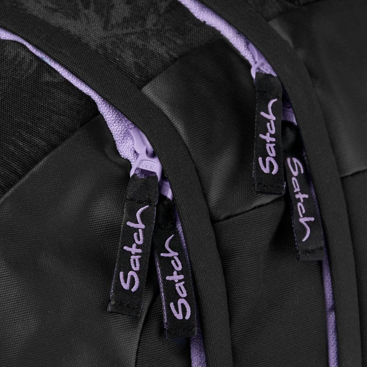 satch pack Schulrucksack Set Betty Grey - Pack, Sportbeutel, Schlamperbox, Trinkflasche