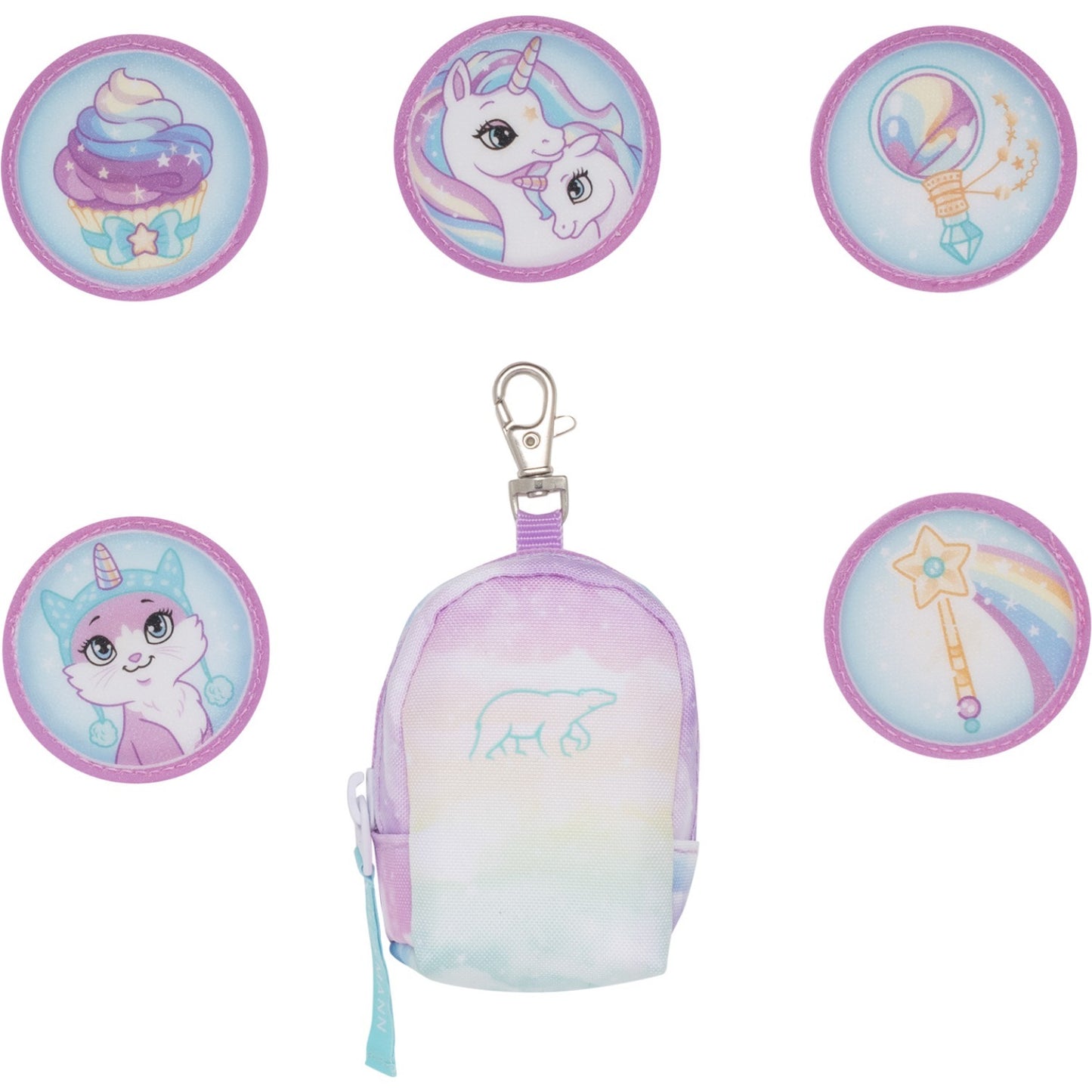 Beckmann Mini Rucksack mit Buttons Unicorn