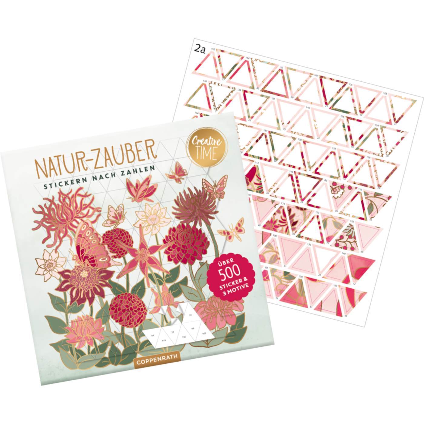 Stickern nach Zahlen: Natur-Zauber - (Creative Time)