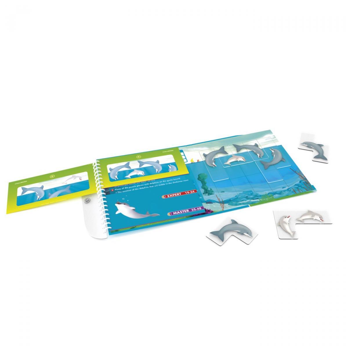 SmartGames Magnetisches Reisespiel Flippin´ Dolphins