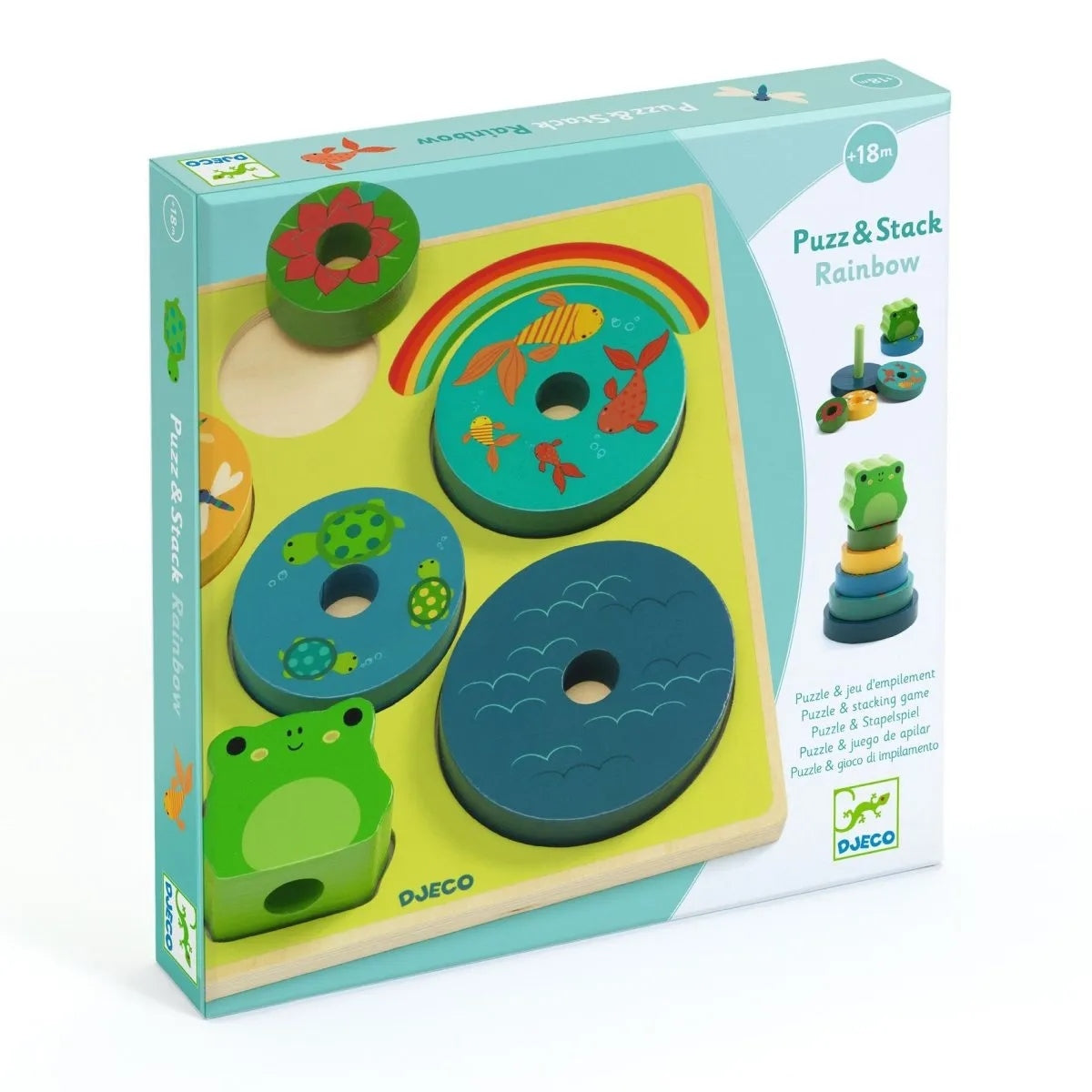 Puzzle: 2in1 Stapeln Rainbow