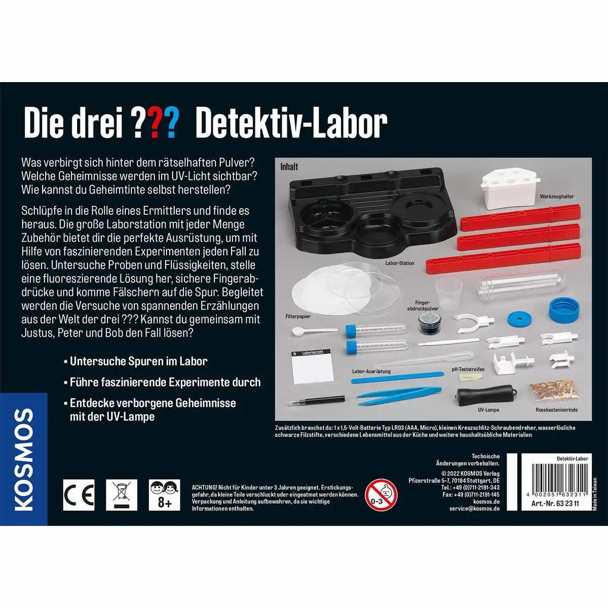 Detektivset Die drei ??? Detektiv-Labor