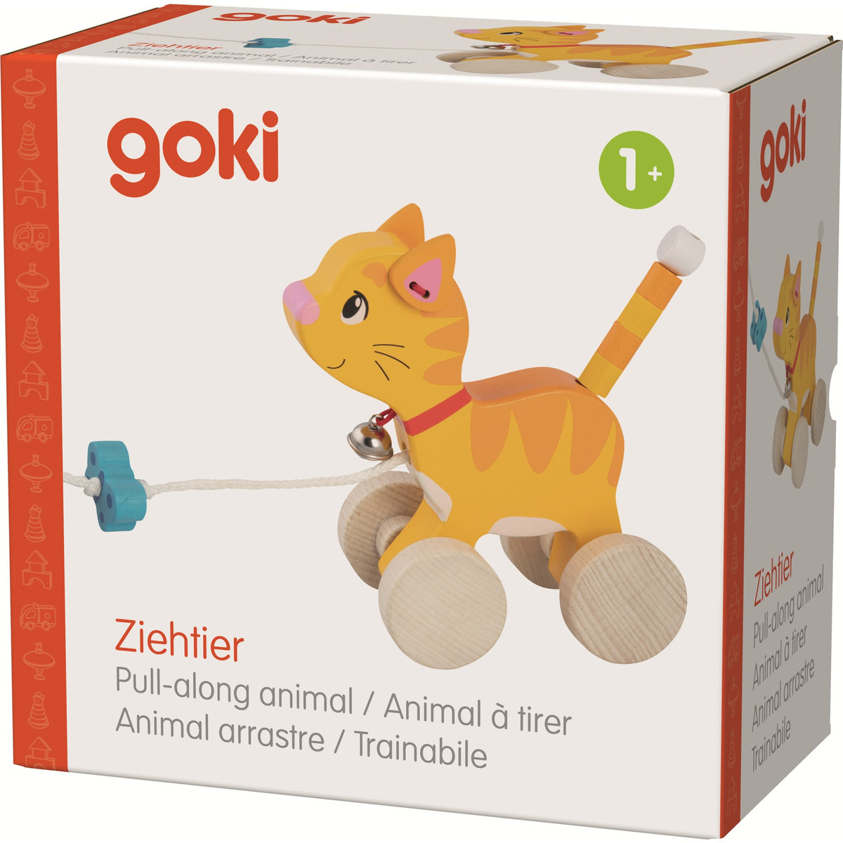 Goki Ziehtier Katze