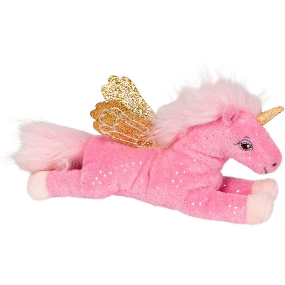 Plüschtier Glitzer-Beanie rosa - Einhorn-Paradies