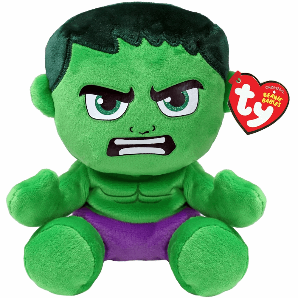 TY Beanie Babies Hulk - Marvel - Soft