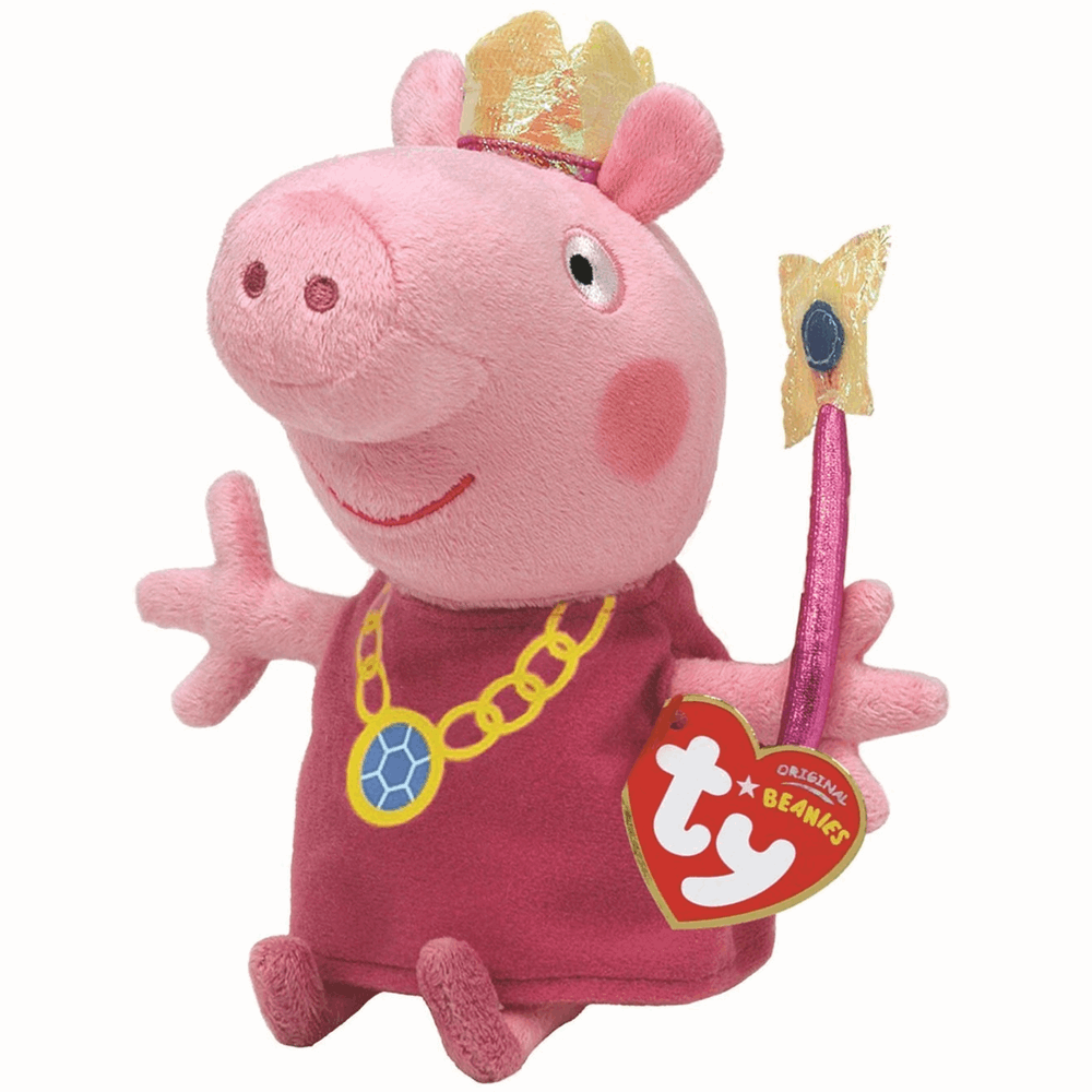 TY Beanie Babies Peppa Pig Prinzessin