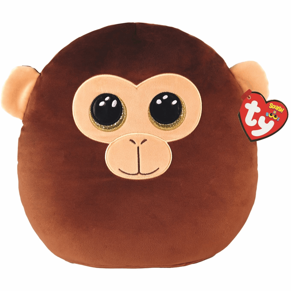 TY Squish a Boo Plüschfigur Kissen 35cm Dunston Affe