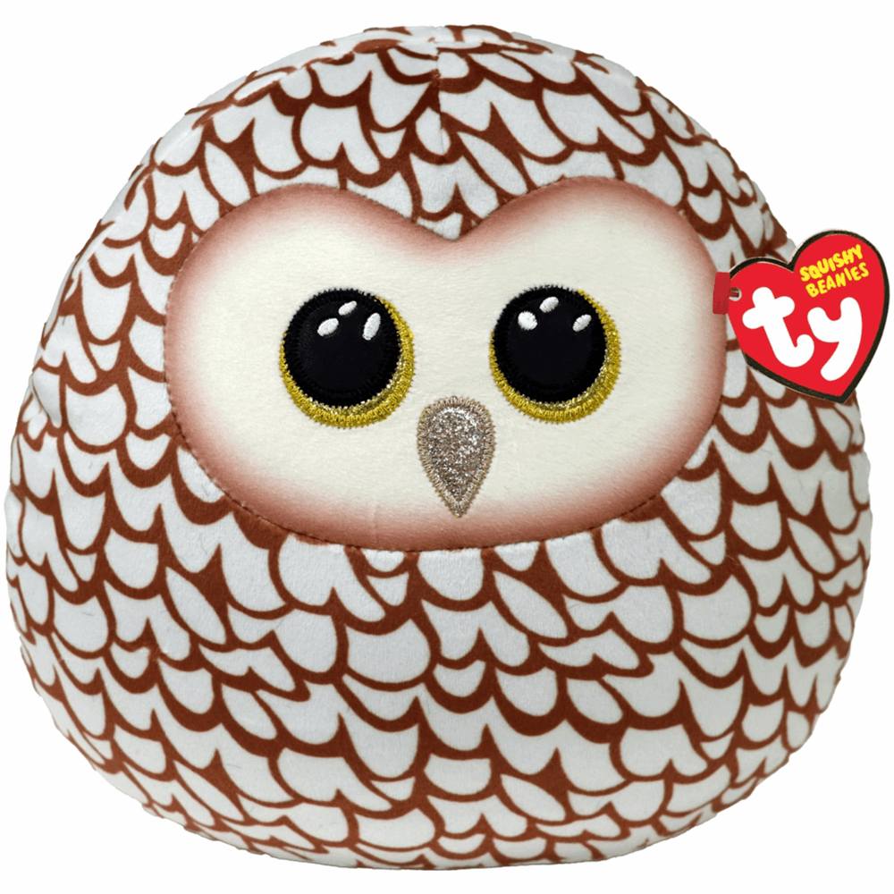 TY Squish a Boo Plüschfigur Kissen 20cm Whoolie Owl