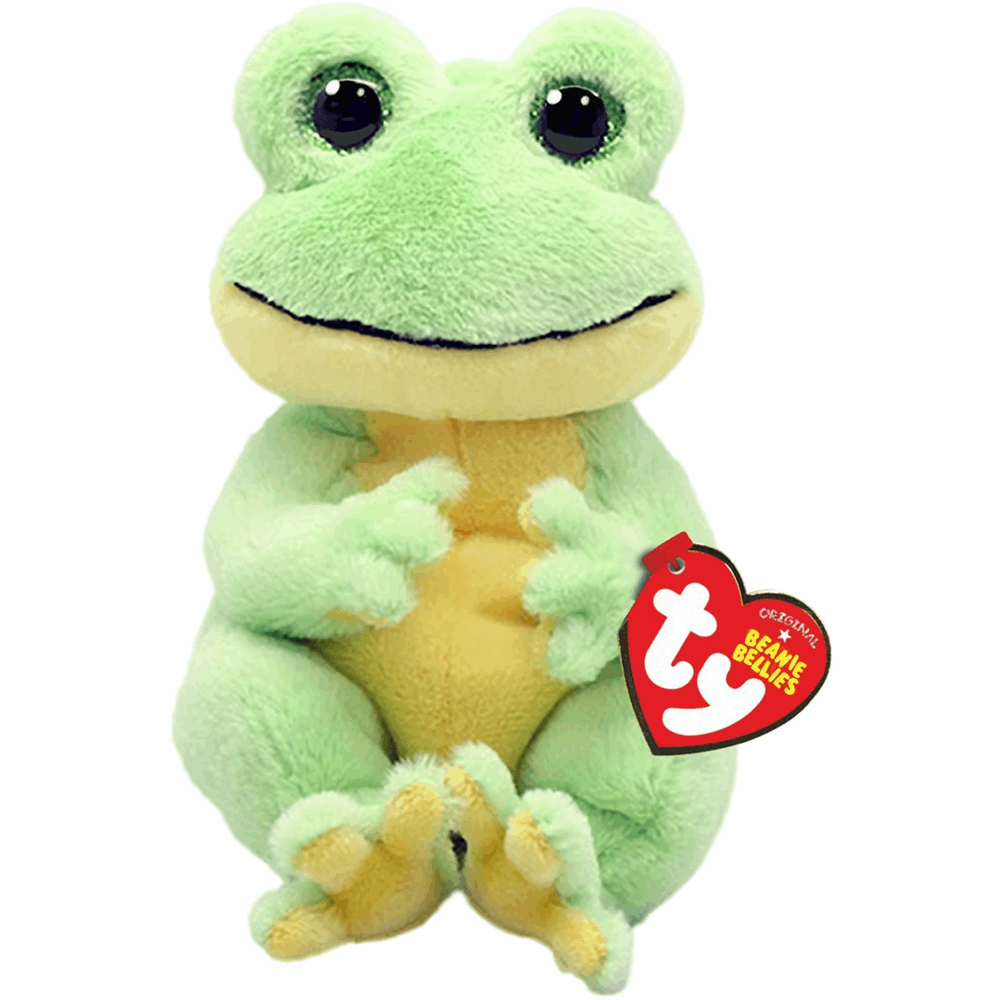 TY Beanie Bellies Snapper Frog - Green