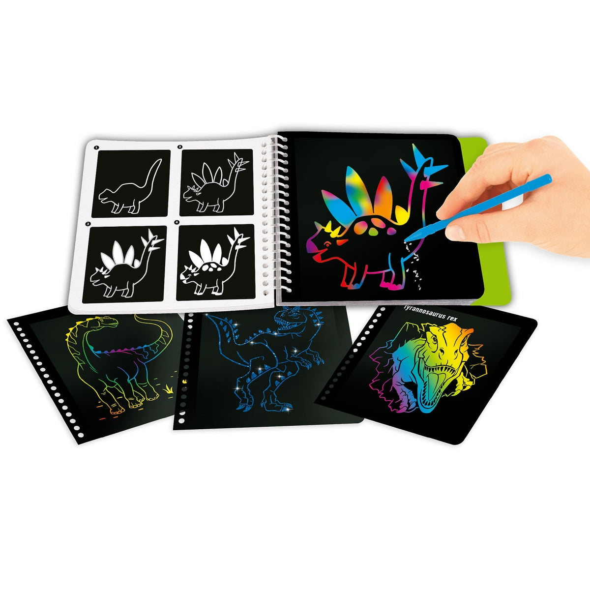 Dino World Mini Magic Scratch Book