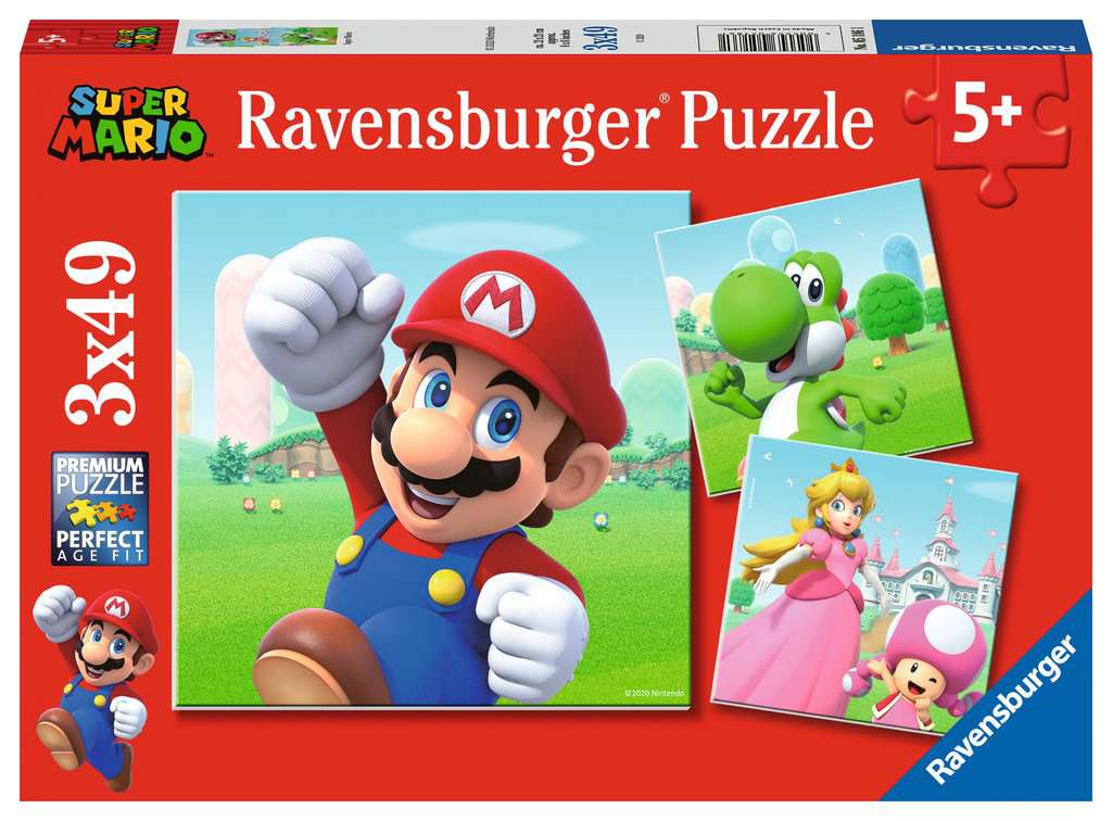 Ravensburger Puzzle 3 X 49 Teile Super Mario