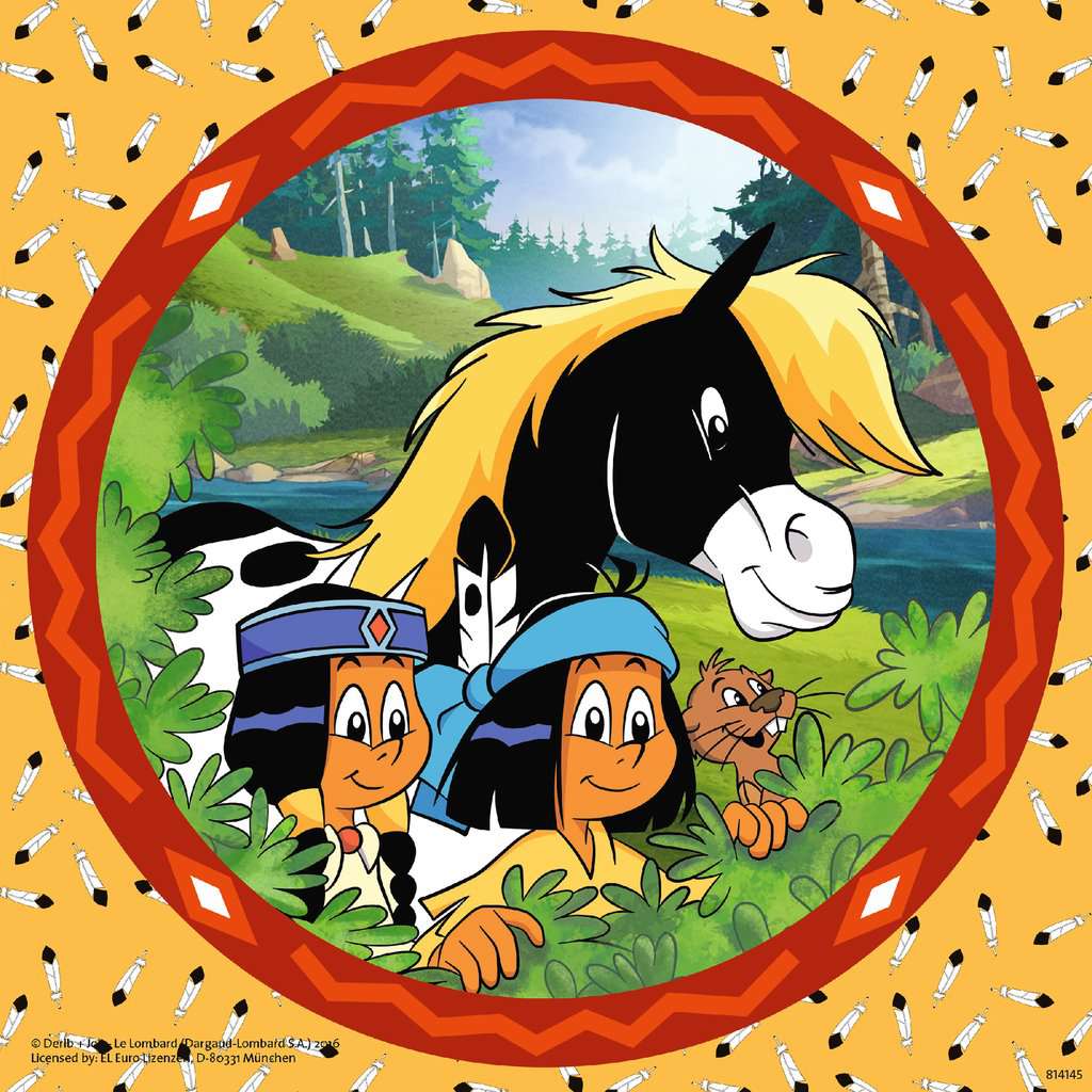 Ravensburger Puzzle 3 X 49 Teile Yakari der tapfere Indianer