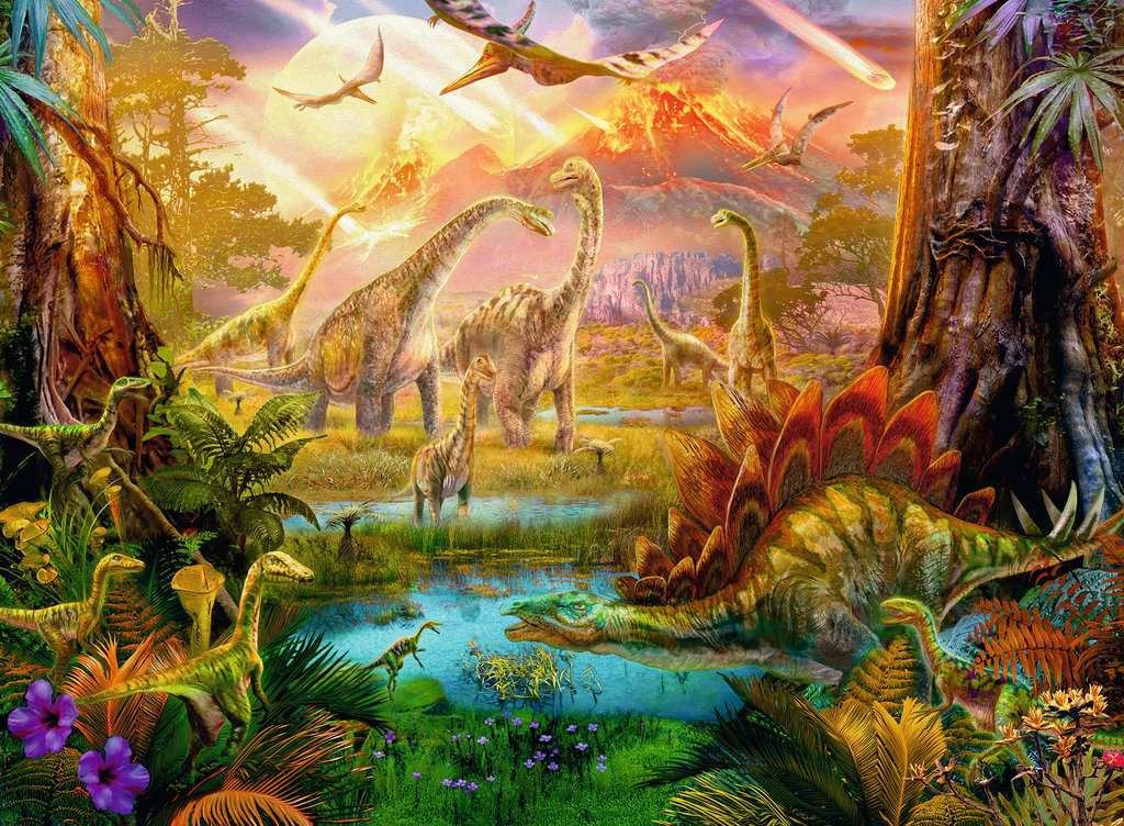 Ravensburger Puzzle 500 Teile Im Dinoland