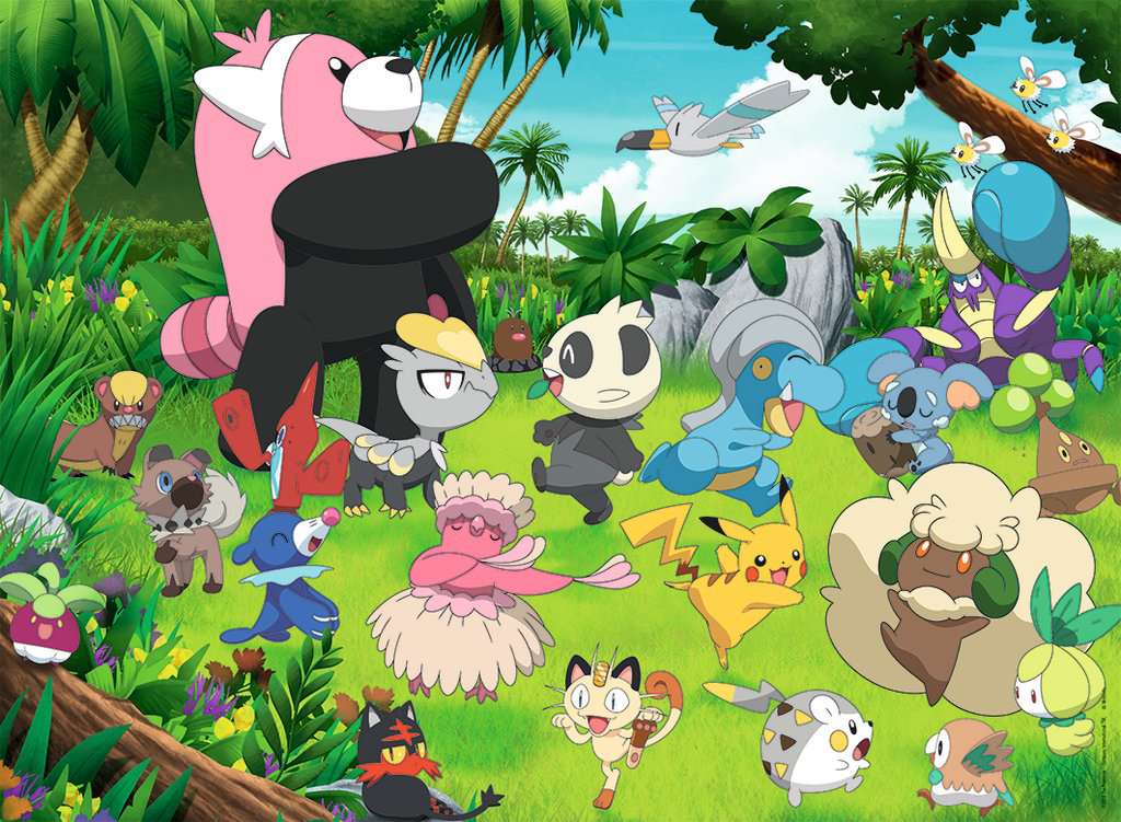 Ravensburger Puzzle 300 Teile Wilde Pokémon