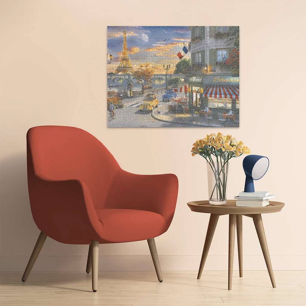 Ravensburger Puzzle 2000 Teile Romantische Abendstunde in Paris