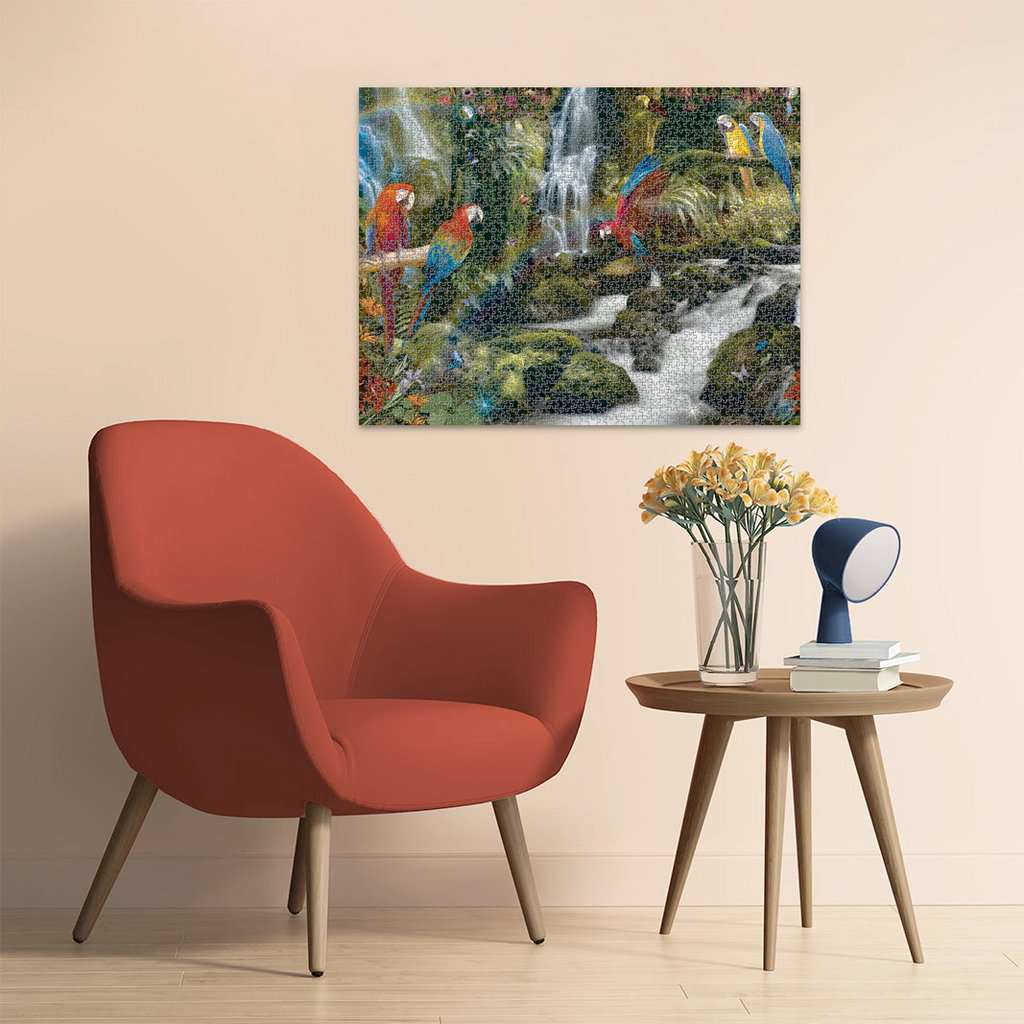 Ravensburger Puzzle 2000 Teile Bunte Papageien im Dschungel