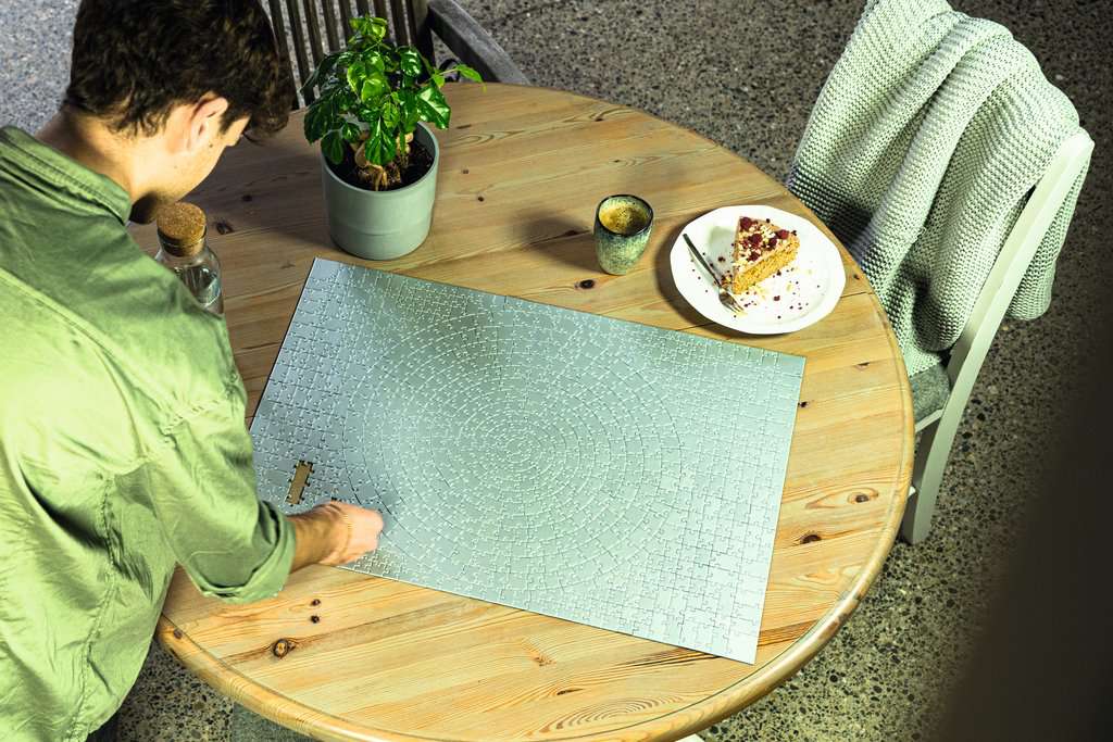 Ravensburger Puzzle 1000 Teile Krypt silber