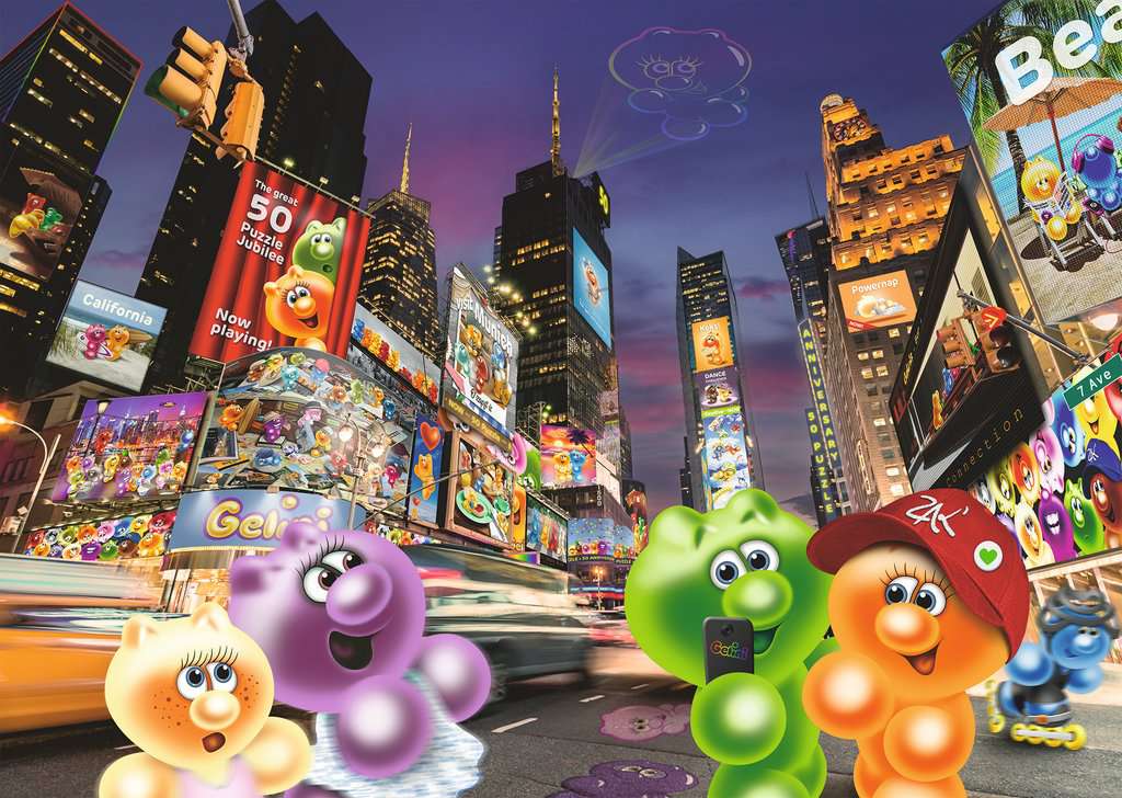 Ravensburger Puzzle 1000 Teile Gelini am Time Square