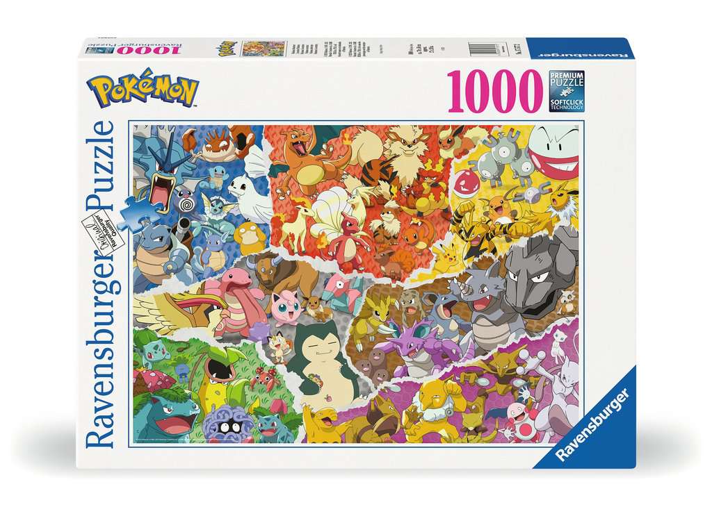 Ravensburger Puzzle 1000 Teile Pokémon Abenteuer