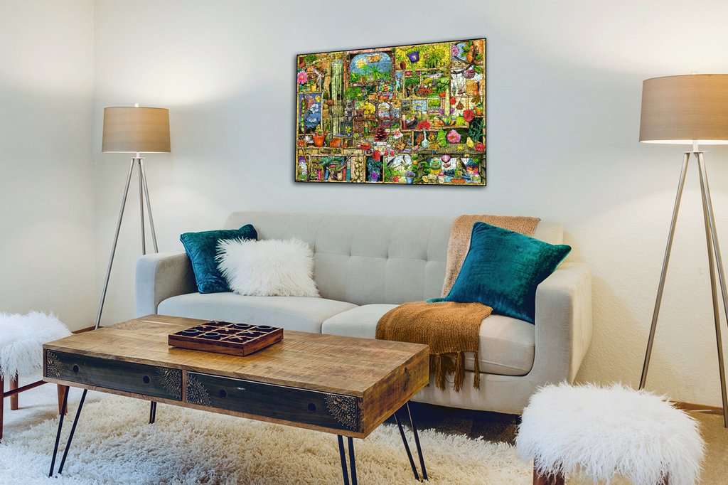 Ravensburger Puzzle 1000 Teile Grandioses Gartenregal