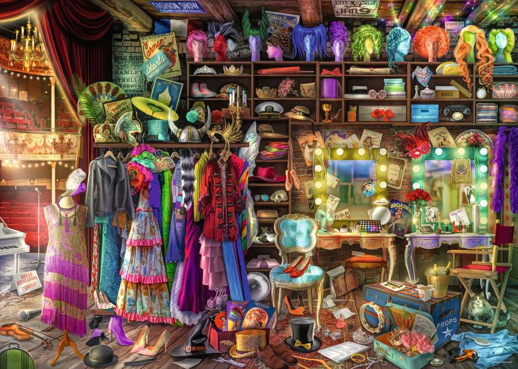 Ravensburger Puzzle 1000 Teile Amiee Stewart Backstage 1000p