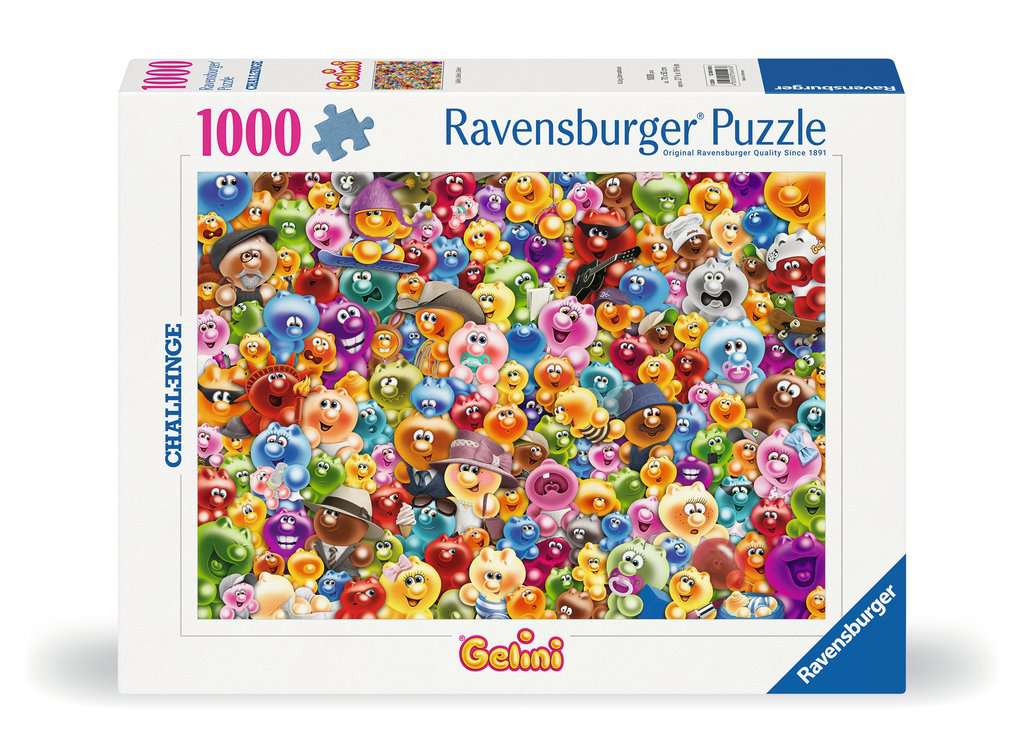 Ravensburger Puzzle 1000 Teile Challenge Ganz viel Gelini