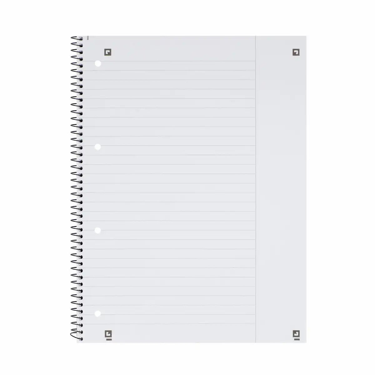 Oxford Collegeblock Lineatur 25 liniert mit weißem Rand 80 Blatt 90g/m² DIN A4