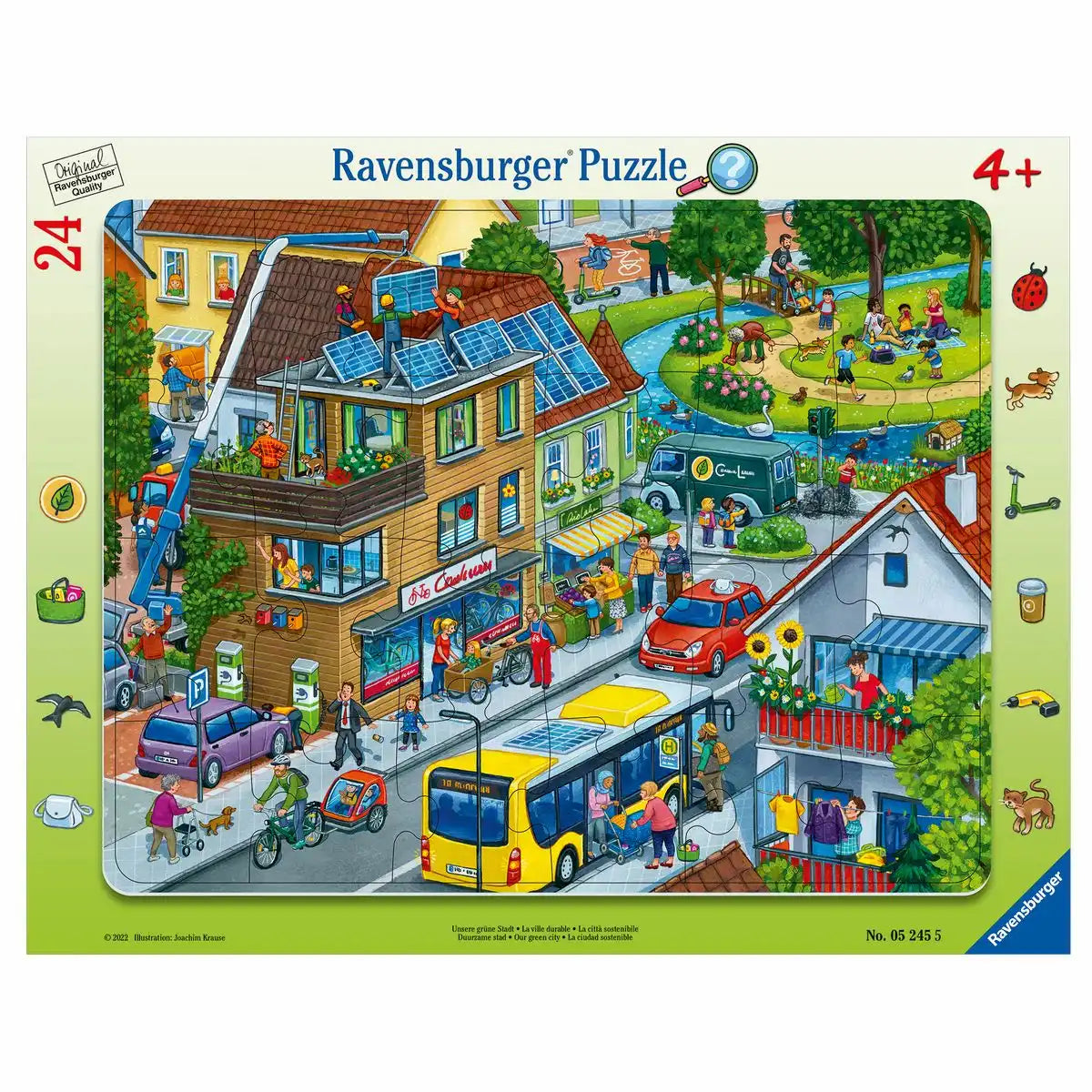 Ravensburger Rahmenpuzzles 24 Teile Unsere grüne Stadt
