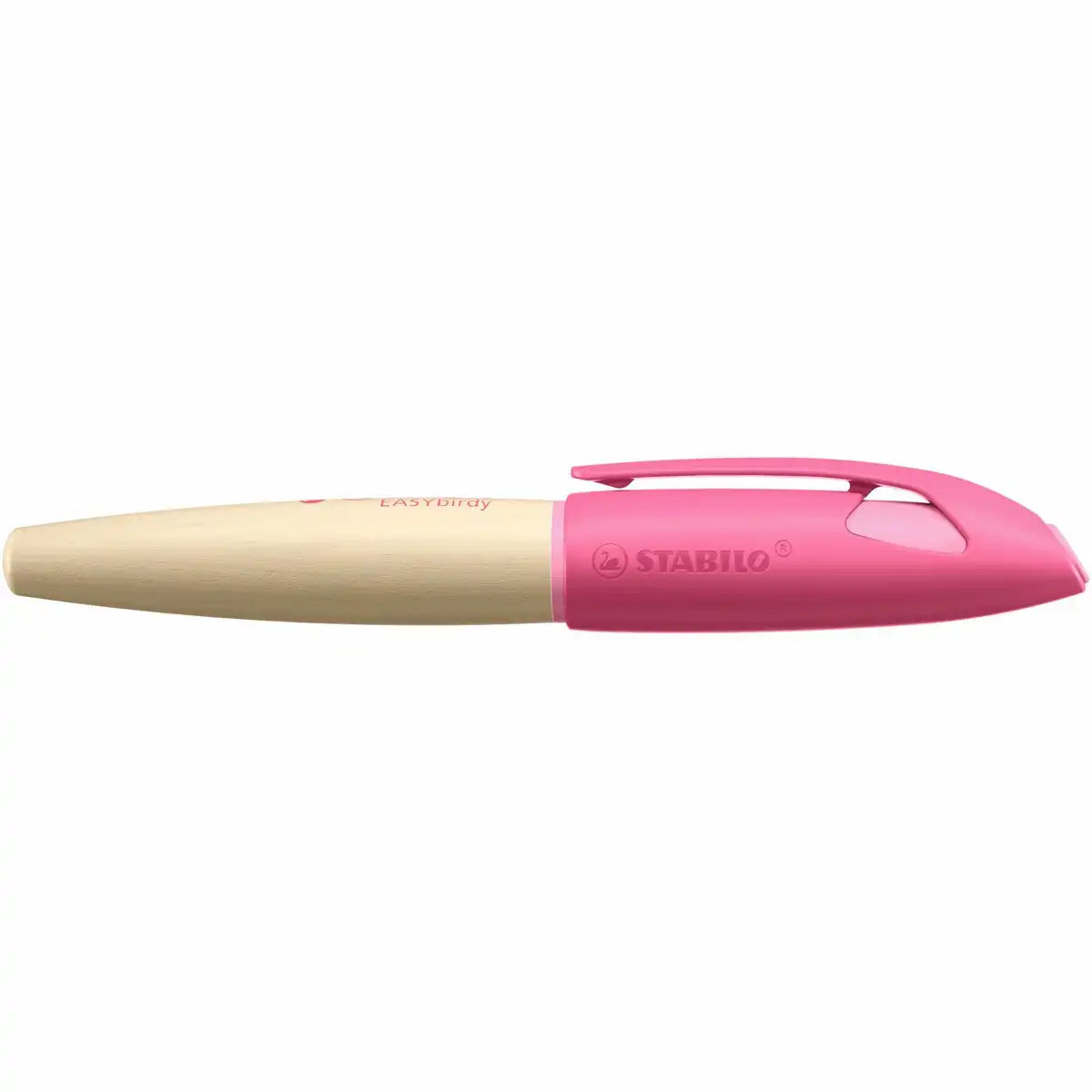 STABILO Schulfüller EASYbirdy Timber für Linkshänder A rosa
