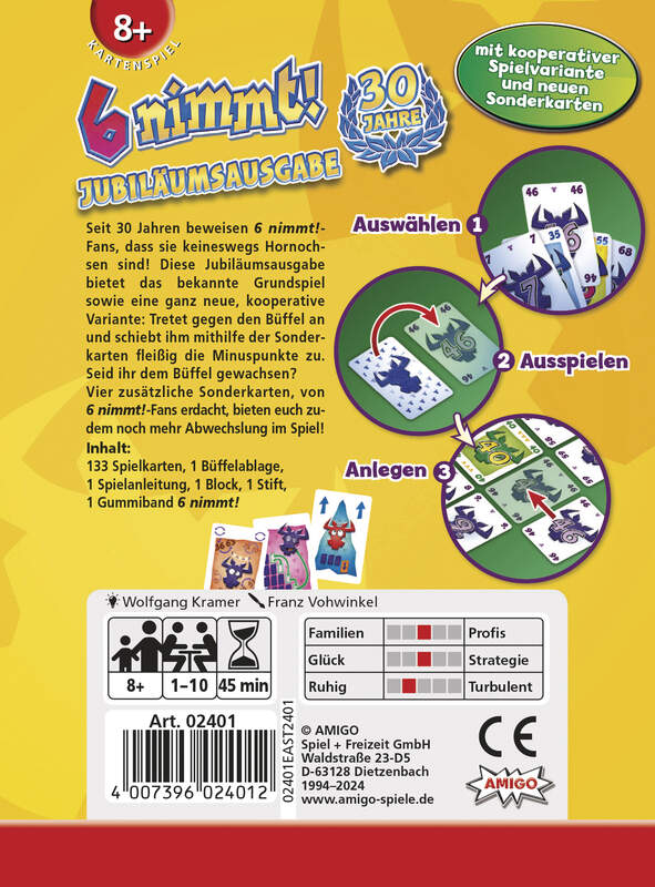 Kartenspiel 6 nimmt! 30 Jahre-Edition