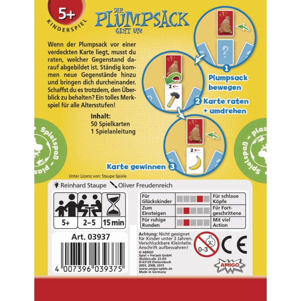 Kartenspiel Der Plumpsack geht um