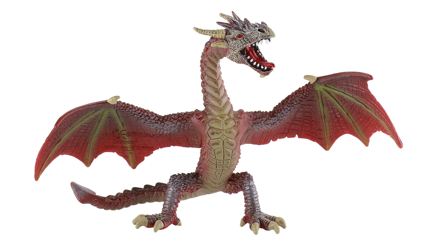 Bullyland Drache fliegend rotbraun