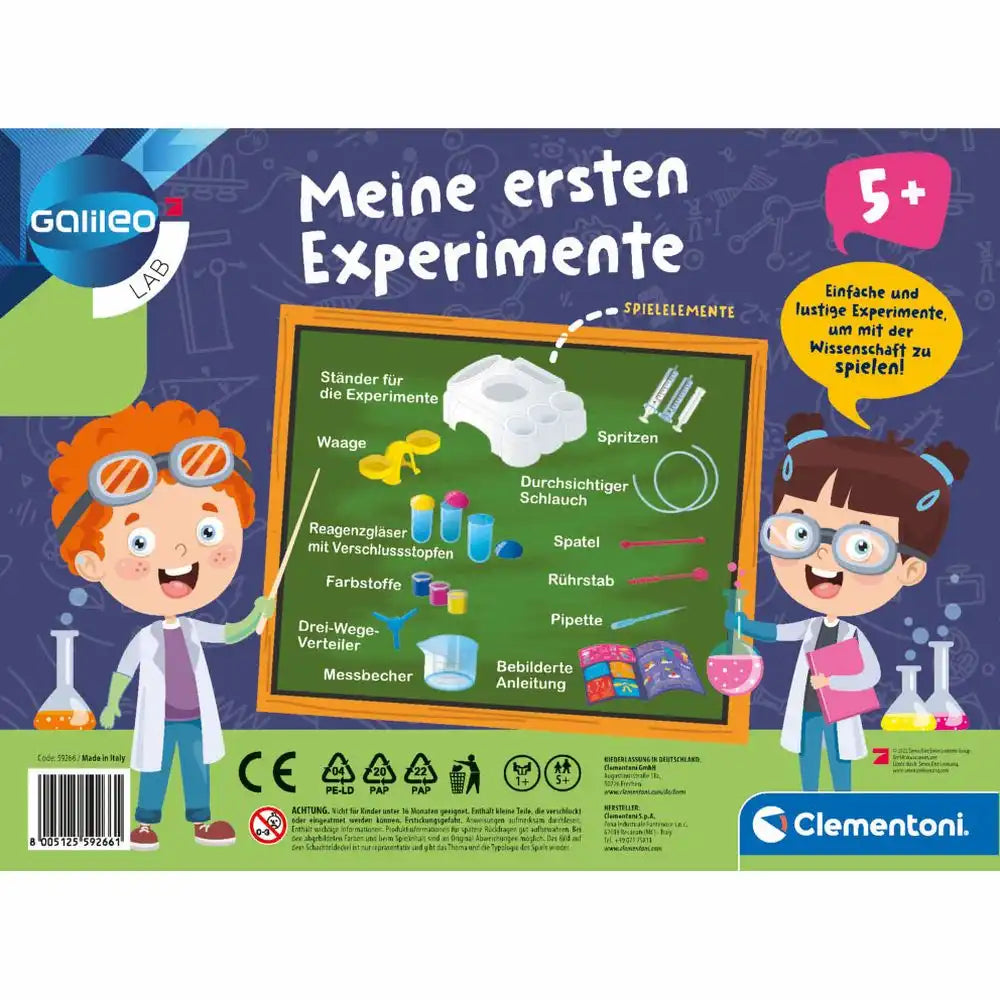 Experimentierset Galileo ersten Experimente Farben