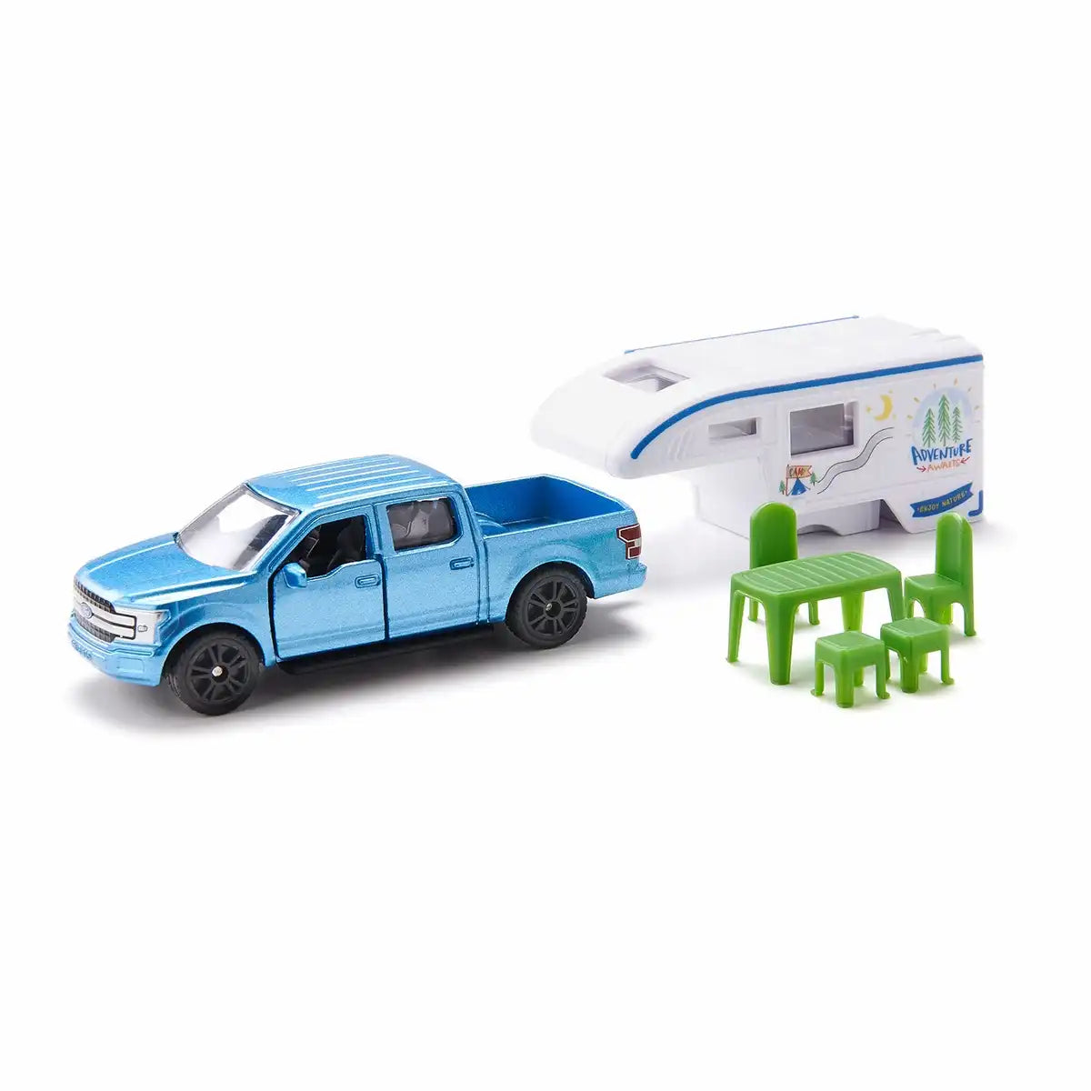 siku 1693 Ford F150 Pick-Up Camper mit Zubehör