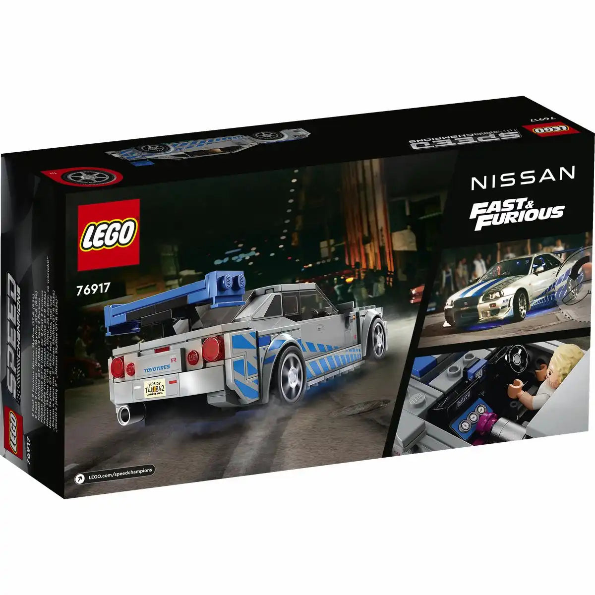 LEGO SPEED CHAMPIONS 2 Fast 2 Furious Nissan Skyline GT-R (R34) 76917