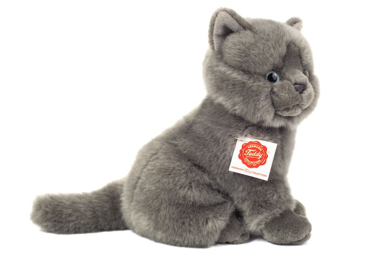 Kartäuser Katze sitzend 20 cm
