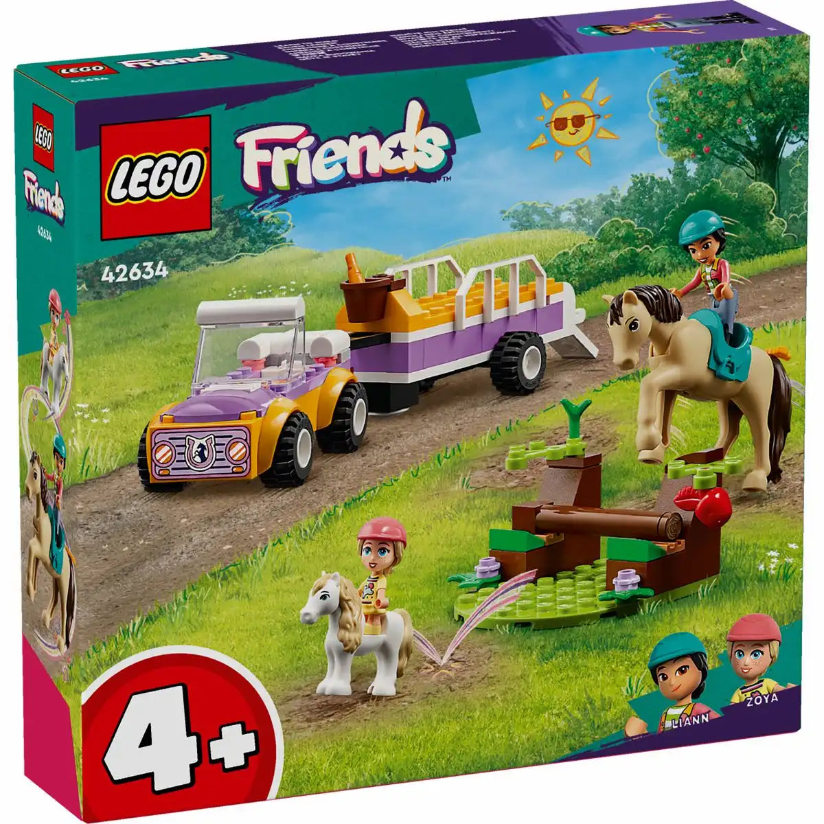 LEGO Friends Pferde- und Pony-Anhänger 42634