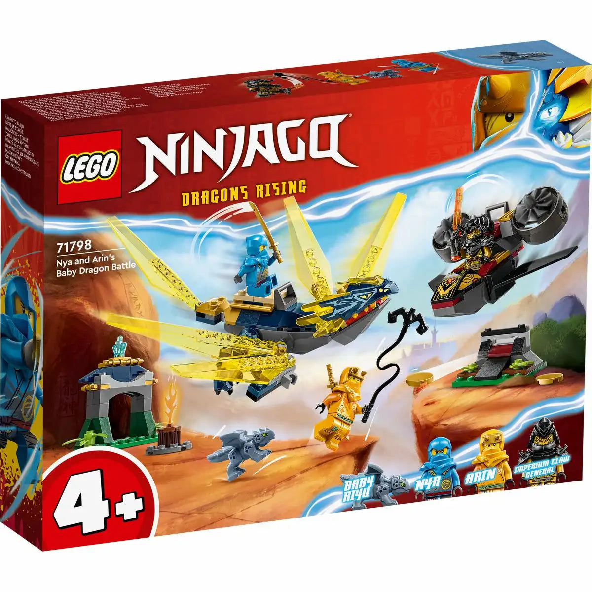 LEGO NINJAGO Duell zwischen Nya und Arins Babydrachen 71798