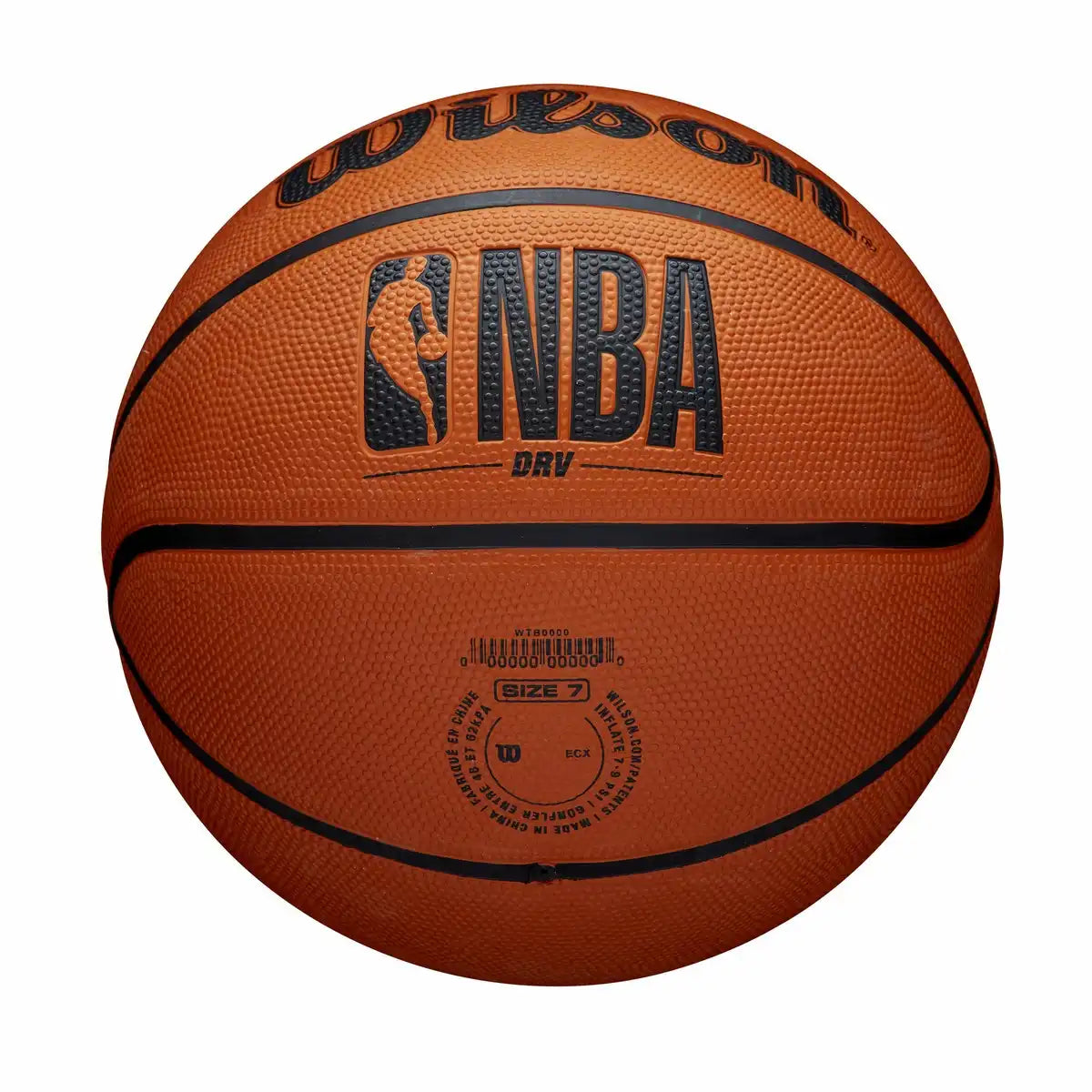 Wilson Basketball NBA DRV orange/schwarz Größe 7