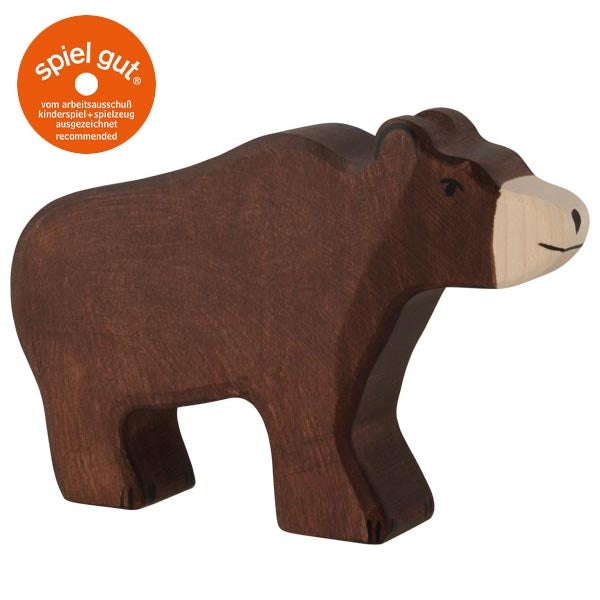 Holztiger Braunbär