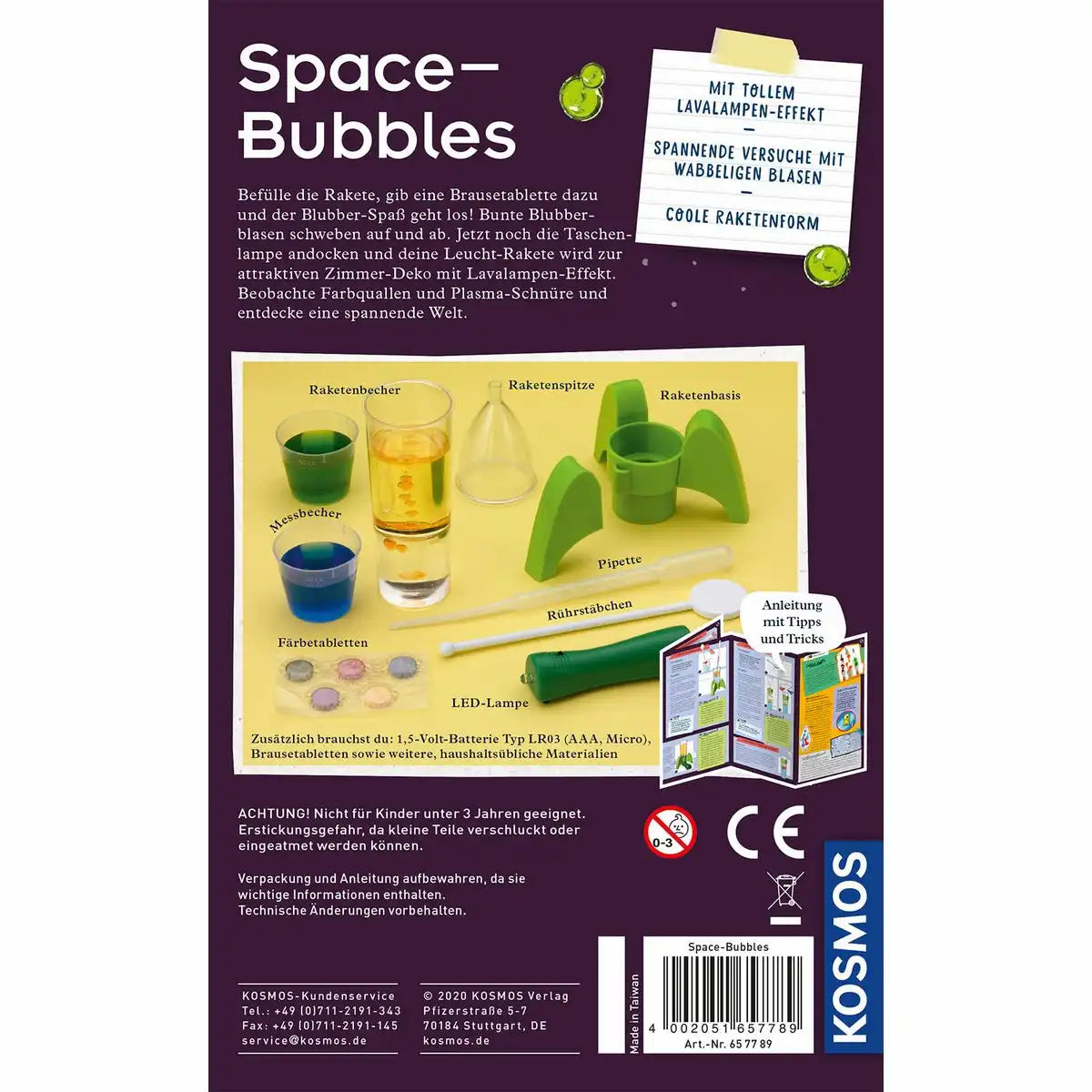 Experimentierset Space Bubbles