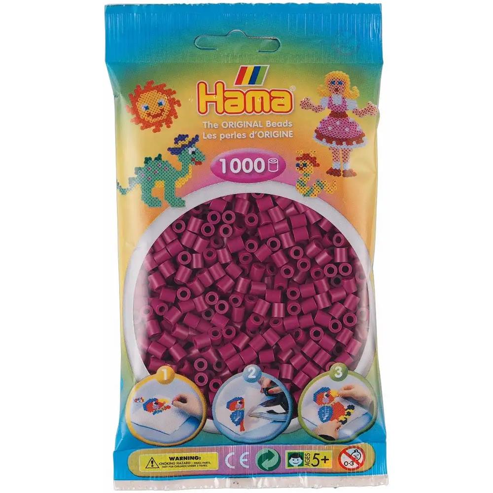 Hama Bügelperlen midi Pflaume 1000 Stück Beutel
