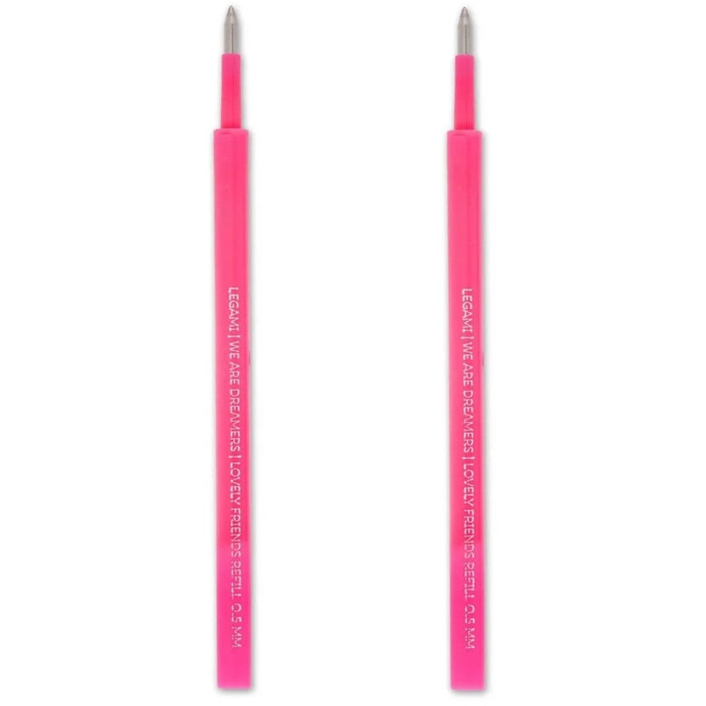 Legami Gelstift Lovely Friends Refill Set Neon Pink