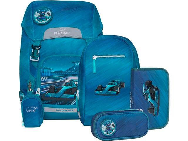 Beckmann Classic 22L Schulrucksack-Set 6tlg Racing