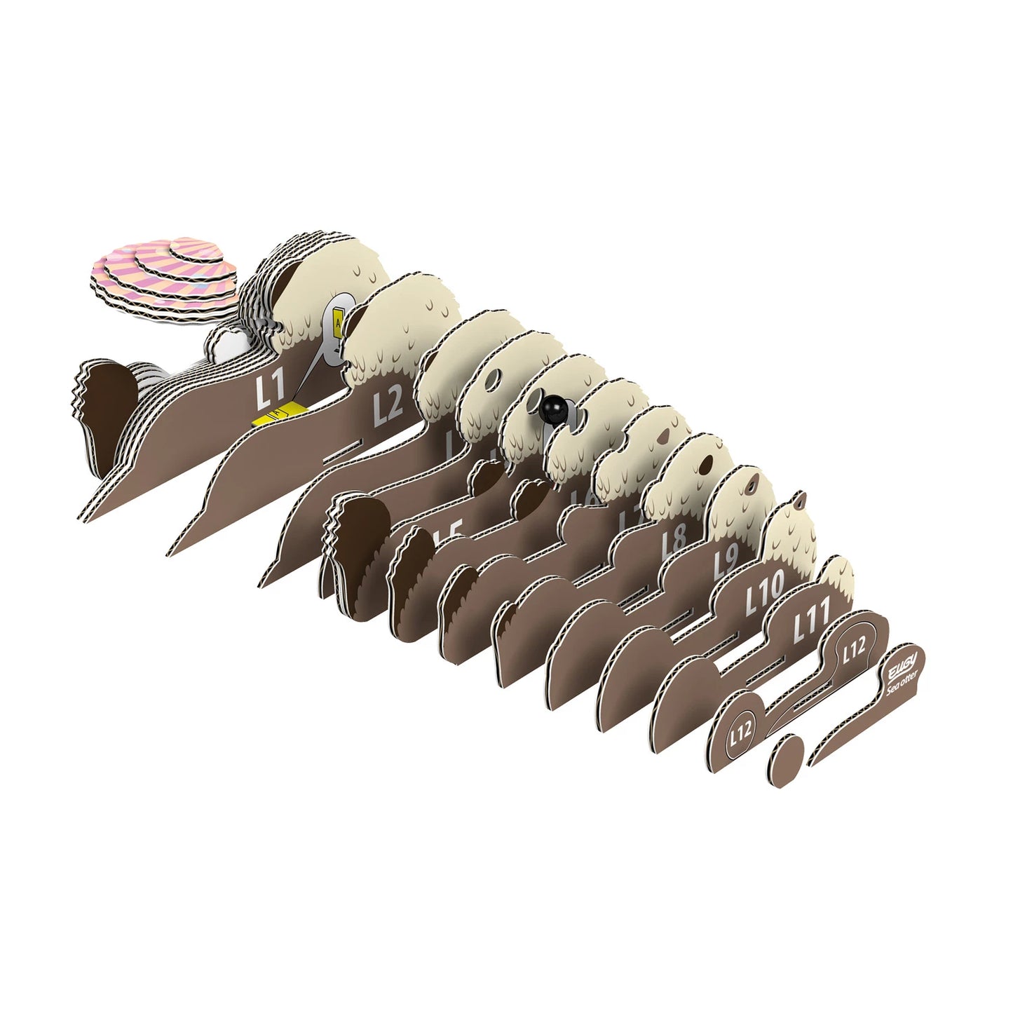3D Bastelset Seeotter