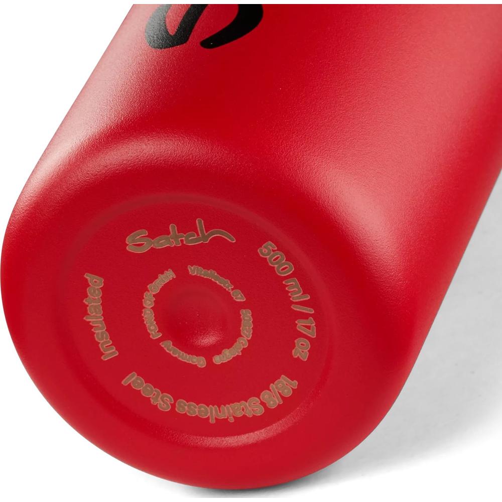 satch Edelstahl Trinkflasche Black Graffiti rot